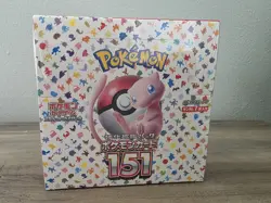 Pokemon Scarlet & Violet 151 Booster Box Japanese Sealed 2023 - Image 1