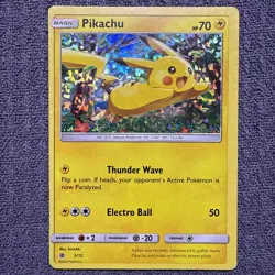 Pokemon Pikachu Holo Card 2016 McDonald's Promo 5/12 LP Great Condition - Image 1