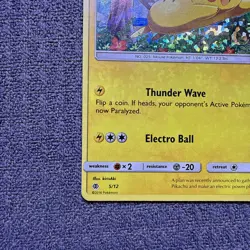 Pokemon Pikachu Holo Card 2016 McDonald's Promo 5/12 LP Great Condition - Image 5