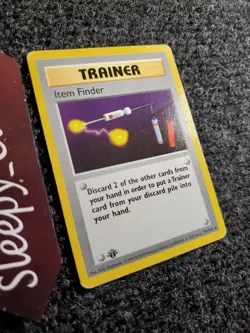 Item Finder - 74/102 - Pokemon Base Set Shadowless 1st Edition Rare Card WOTC HP - Image 3