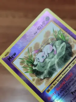 Mew 53/108 Evolutions Reverse Holo Pokemon Card (Lily Pad Mew) - Image 3