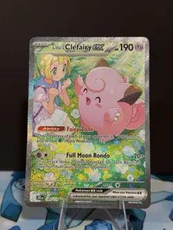 Pokemon TCG Lillie's Clefairy EX Journey Together Sir Card 184/159 Pack Fresh - Image 1