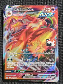 Blaziken VMAX 021/198 Pokemon Play! Pokemon Prize Pack: Series 1 NEAR MINT NM - Image 1