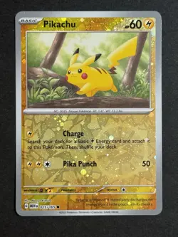 Pikachu 025/165 Cosmos Holo Costco Scarlet & Violet 151 Pokemon TCG NM - Image 1