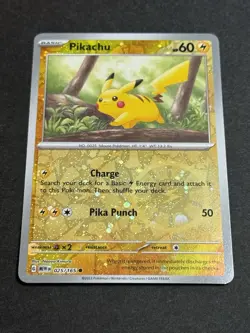 Pikachu 025/165 Cosmos Holo Costco Scarlet & Violet 151 Pokemon TCG NM - Image 5