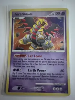 Giratina 9/127 Rare Holo Excellent Condition Platinum Base Set - Image 1