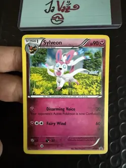 Sylveon XY04 Holo Rare NM 2013 Black Star Promo Rare Vintage Pokemon ✨1 DAY SHIP - Image 2