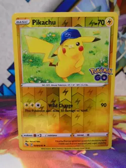 Pikachu 028/078 Reverse Holo - Pokemon Go - Pack Fresh - Fast Free Shipping!(b) - Image 1
