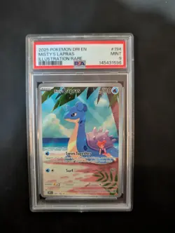 2025 Pokemon DRI EN Misty's Laparas IR #194 PSA 9 - Image 1