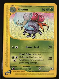 Gloom Pokemon TCG Expedition Base Set #78/165 E-Reader - Image 1