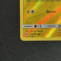 Pokemon TCG Pikachu 55/236 Unified Minds Common Reverse Holo - NM - Image 5