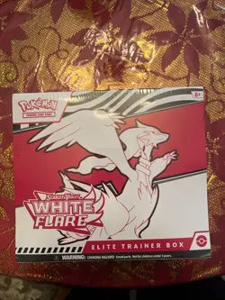 Pokemon TCG Scarlet & Violet White Flare Elite Trainer Box Factory Sealed ETB - Image 1