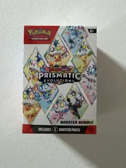 Pokemon TCG Prismatic Evolutions Booster Bundle Box – 6 Booster Packs - Image 1