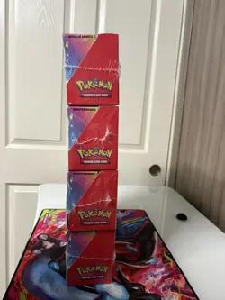 (4) Sam’s Club Pokemon Prismatic Evolutions Surprise Box & Booster Bundle SEALED - Image 3