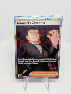 Giovanni's Charisma SR 197/165 Ultra Rare Pokemon Scarlet & Violet 151 - NM - Image 1