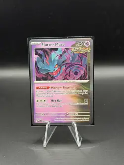 Pokemon Flutter Mane Master Ball Pattern Holo 043/131 Prismatic Evolutions 90 HP - Image 1