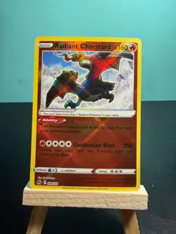 Pokemon TCG Radiant Charizard 020/159 Crown Zenith Radiant Rare Holo English - Image 1