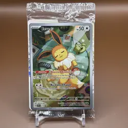 Pokemon TCG Sealed Eevee 173 Prismatic Evolutions Full Art Holo Black Star Promo - Image 1