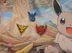 One Set (3x) Pokemon Go Team Pins - Mystic, Valor, Instinct - Image 1