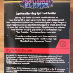 Pokemon TCG Mega Evolution Phantasmal Flames Booster Bundle Box 6 Booster Packs - Image 3