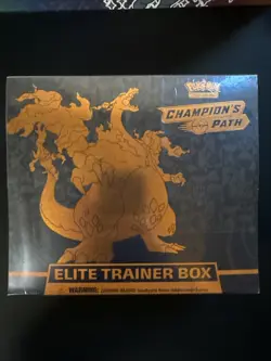 Pokemon Champions Path ETB Elite Trainer Box Factory Sealed New W/ Plastic Case - Image 2