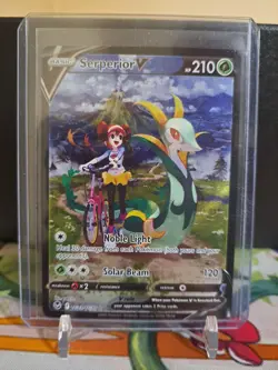 Pokemon TCG Serperior V TG13/TG30 NM Silver Tempest Sword & Shield - Image 1