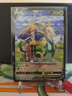 Pokemon TCG Serperior V TG13/TG30 NM Silver Tempest Sword & Shield - Image 3