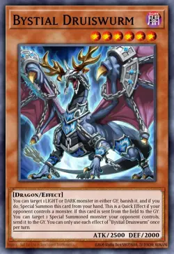 Bystial Druiswurm Yu-Gi-Oh! CH01-EN013 1st Ultra Rare - Image 1