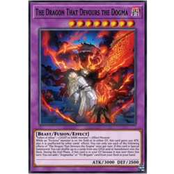 The Dragon that Devours the Dogma Yu-Gi-Oh! CH01-EN041 1st Secret Rare - Image 1
