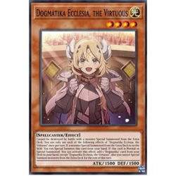 Dogmatika Ecclesia, the Virtuous Yu-Gi-Oh! CH01-EN014 1st Secret Rare - Image 1