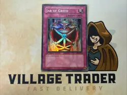 Jar of Greed - LON-047 - Super Rare - 1st Edition - Yugioh LP - Image 1