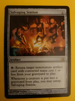 MTG Card. Salvaging Station. Fifth dawn Rare Artifact - Image 2