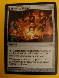 MTG Card. Salvaging Station. Fifth dawn Rare Artifact - Image 3