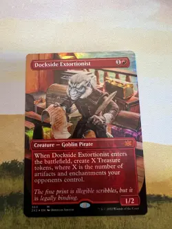 *Borderless Foil* Dockside Extortionist (Double Masters 2022) Magic Card - Image 1