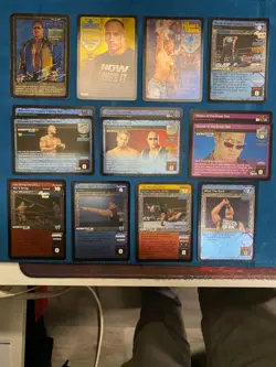WWE Raw Deal Cards The Rock/Peoples Champ Set - Image 1