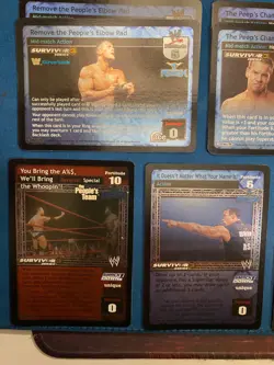 WWE Raw Deal Cards The Rock/Peoples Champ Set - Image 4