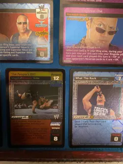 WWE Raw Deal Cards The Rock/Peoples Champ Set - Image 5