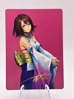 Yuna, Hope of Spira 48/53 Gold-Stamped Art Card Final Fantasy FIN MTG NM - Image 1