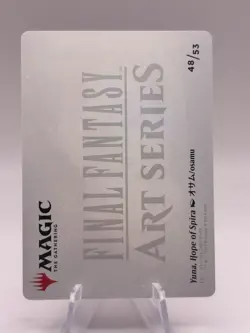 Yuna, Hope of Spira 48/53 Gold-Stamped Art Card Final Fantasy FIN MTG NM - Image 2