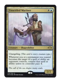 MTG English Unsettled Mariner NM Foil Modern Horizons - Image 1