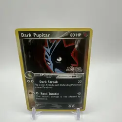 Dark Pupitar 41/109 Holo Stamped Ex Team Rocket Returns Pokemon TCG Card - Image 1