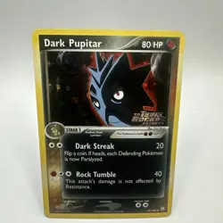 Dark Pupitar 41/109 Holo Stamped Ex Team Rocket Returns Pokemon TCG Card - Image 2