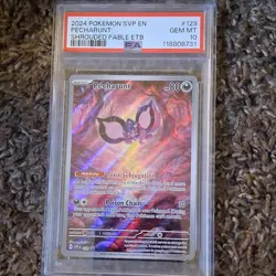 Pokemon Pecharunt 129 SVP Promo Holo Card Scarlet & Violet English PSA 10 2024 - Image 1