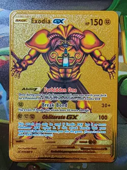 Metal Cards Yu Gi Oh Exodia Fanart Oil Holo - Image 1