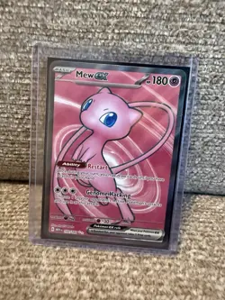 Pokemon Mew EX TCG 193/165Sv: Scarlet & Violet 151 Ultra Rare Art Holo Card - Image 1