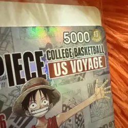 *UNOPENED* One Piece College Basketball US Voyage Monkey D. Luffy Card - Image 2