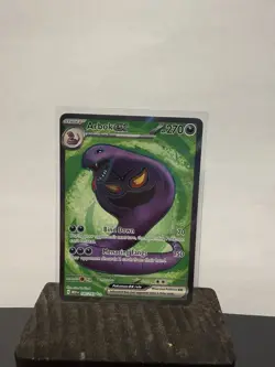 Pokemon TCG Arbok ex 185/165 Scarlet & Violet 151 Full Art Ultra Rare Holo Card - Image 1