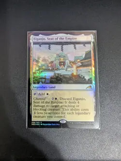 Eiganjo, Seat of the Empire Kamigawa: Neon Dynasty Foil mtg - Image 1