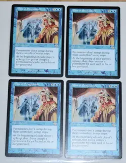 MTG 4x Rare Blue Enchantment Mist of Stagnation - Image 1