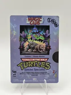 MTG Species Specialist (Foil) Secret Lair x TMNT VHS Villains 2369 NM Near Mint - Image 1